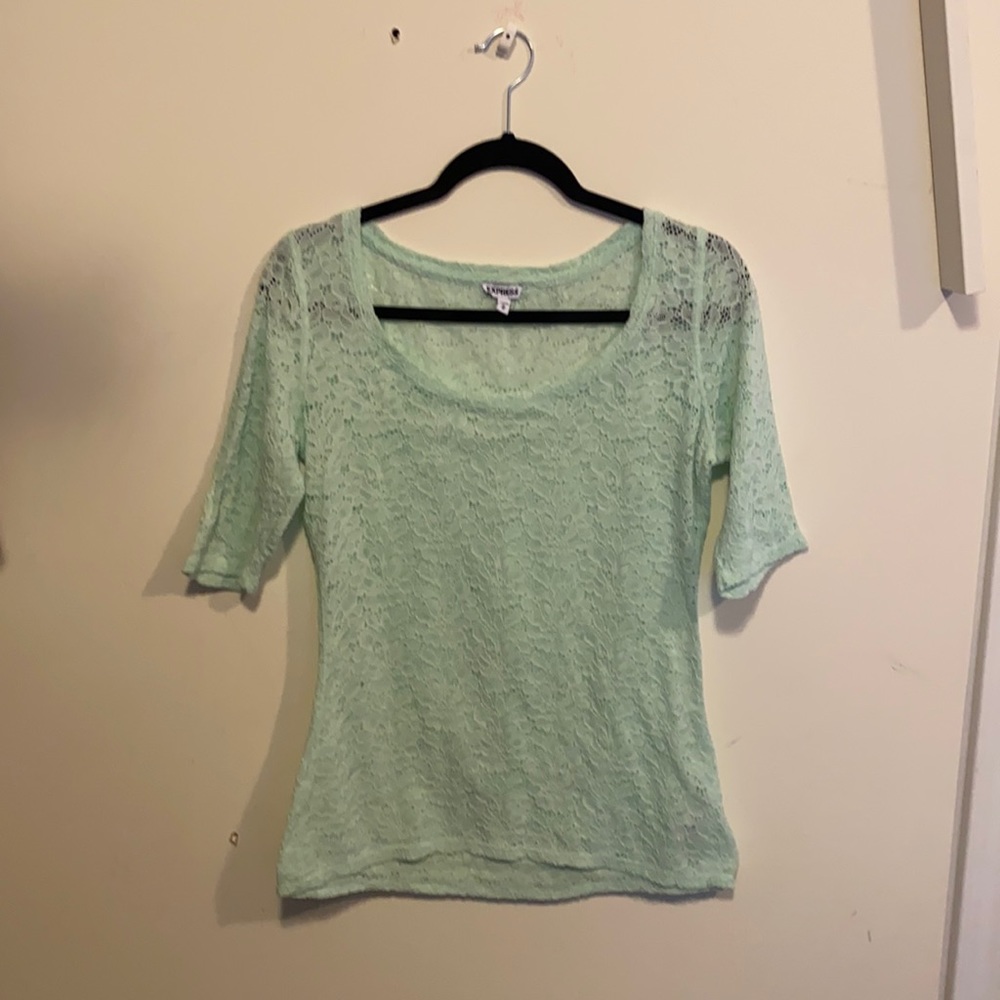 Express lace-like top